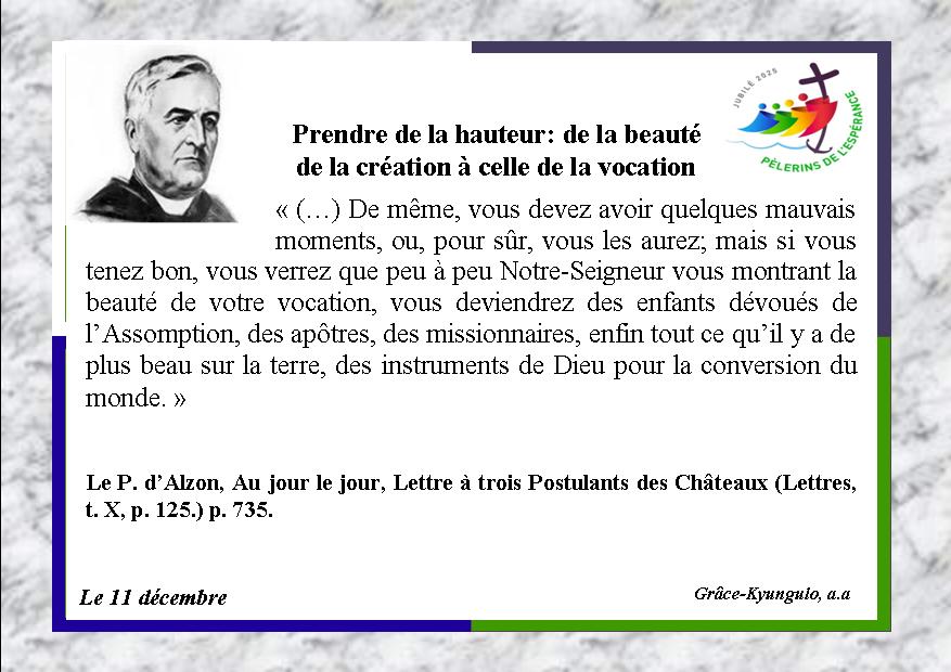 La pensée du jour (11 Décembre 2025)