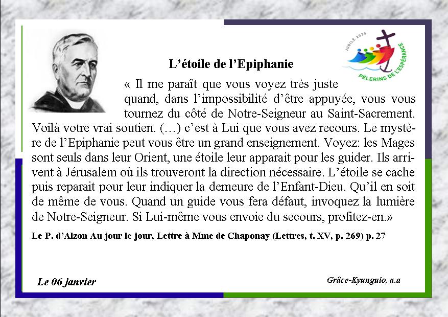 La pensée du jour (06 janvier 2026)