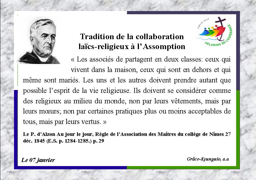 La pensée du jour (07 janvier 2026)